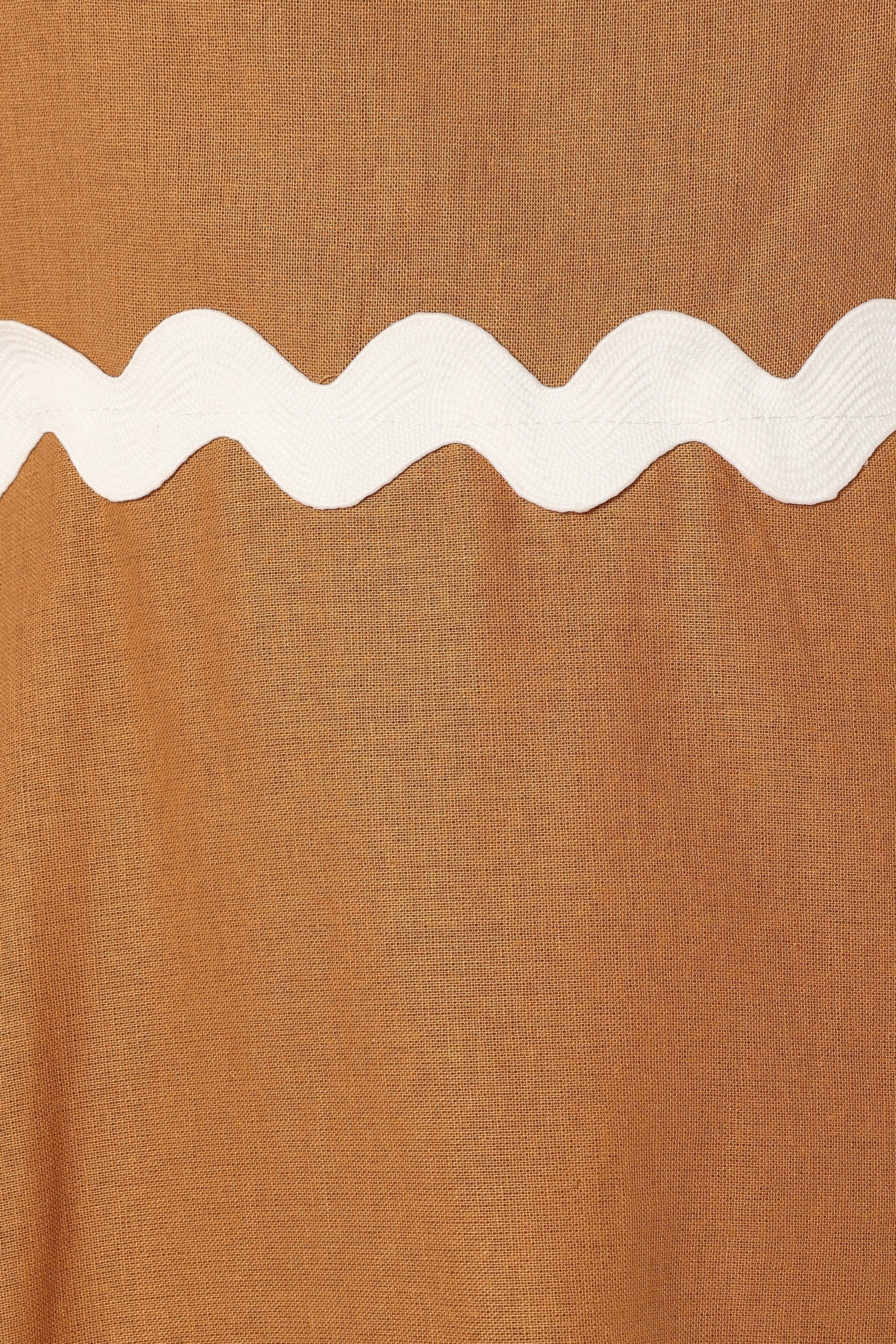 Yana Maxi Dress Tan White