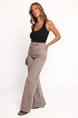 Abrand 94 High Wide Jeans Mushroom
