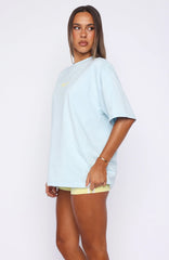 Verano Sixteen Azurra Oversized Tee Blue