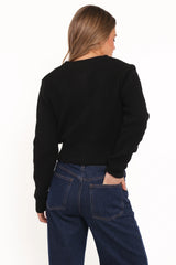 Kanie Knit Cardigan Black