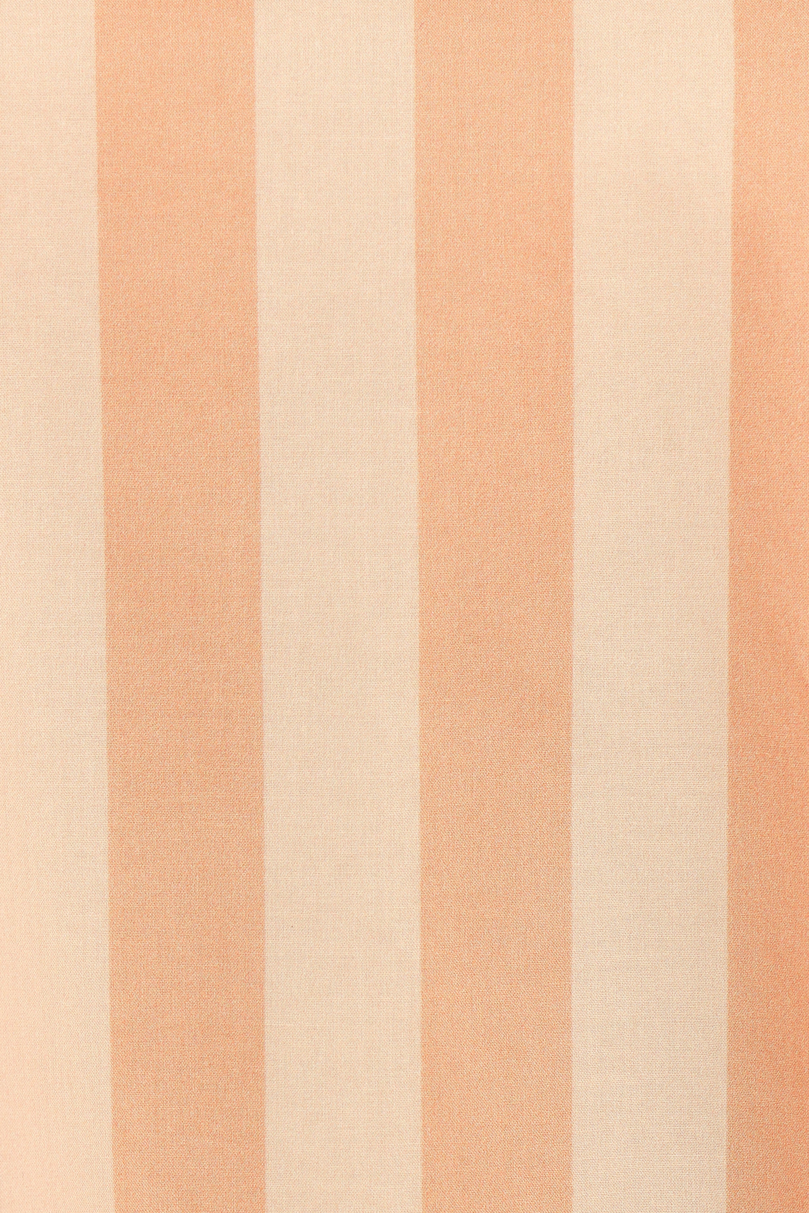 Pammy Mini Dress Terracotta Stripe