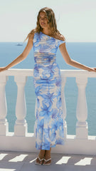 Blayke Maxi Dress Ocean Bloom