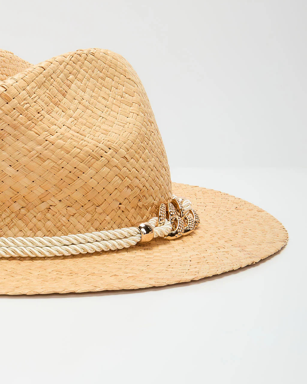 Alisson Rope And Chain Straw Hat