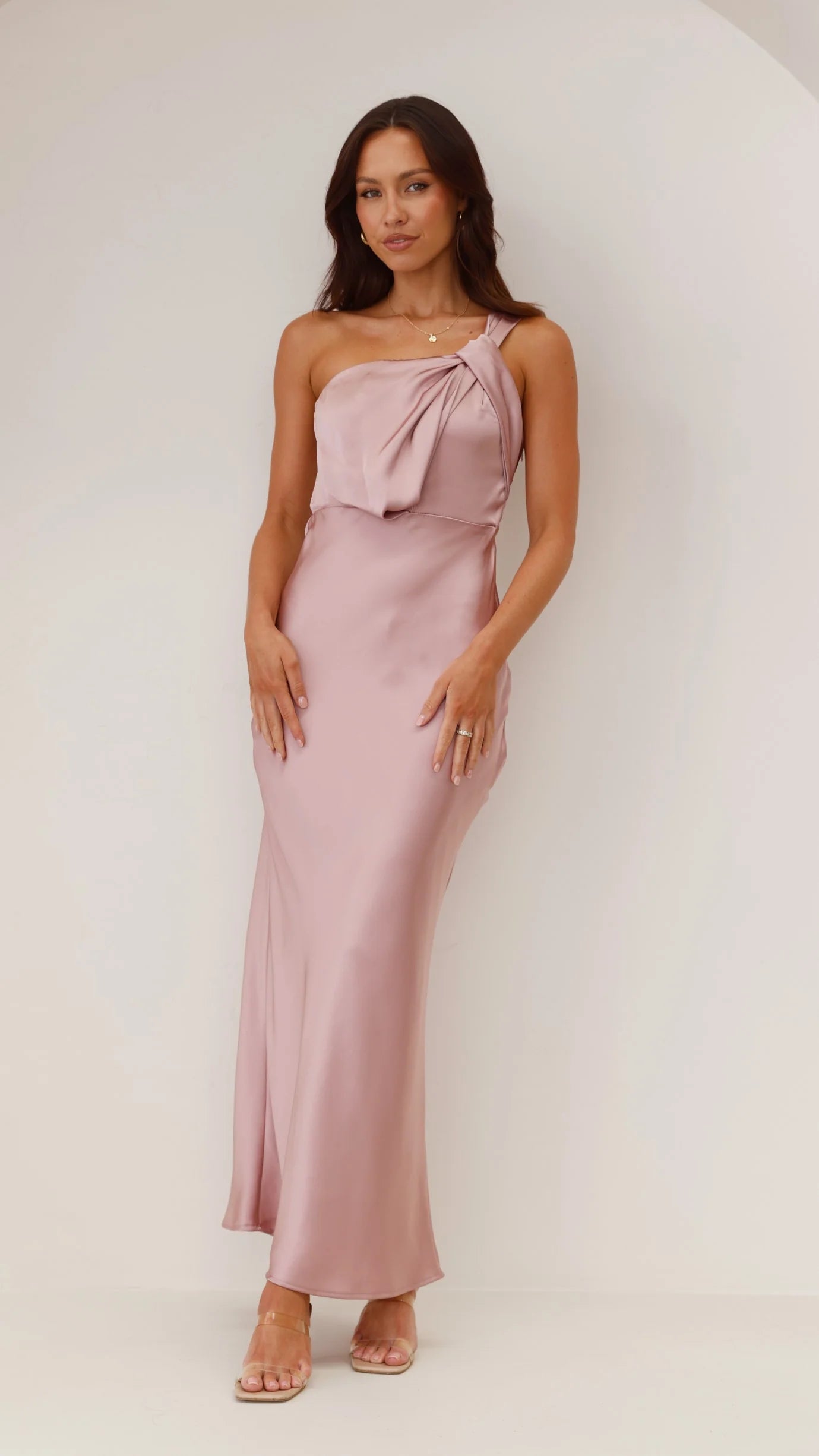 Greta Maxi Dress Dusty Pink