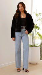 Tully Crop Jacket Black