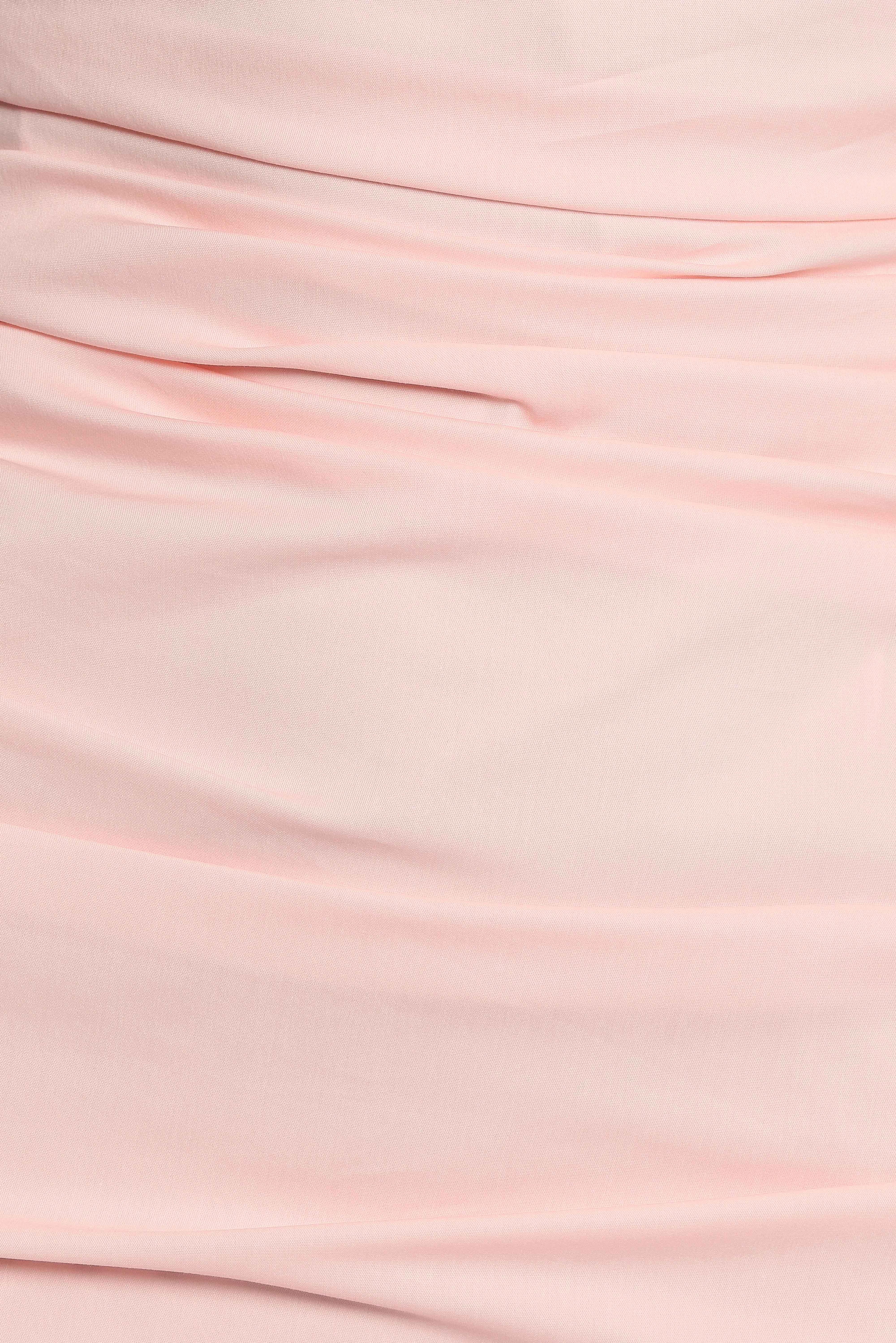 Eliya One Shoulder Frill Maxi Dress Ballet Pink