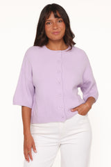Lilith Knit Top Lilac