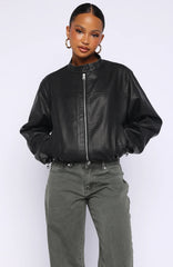 Put In Effort Jacket Black