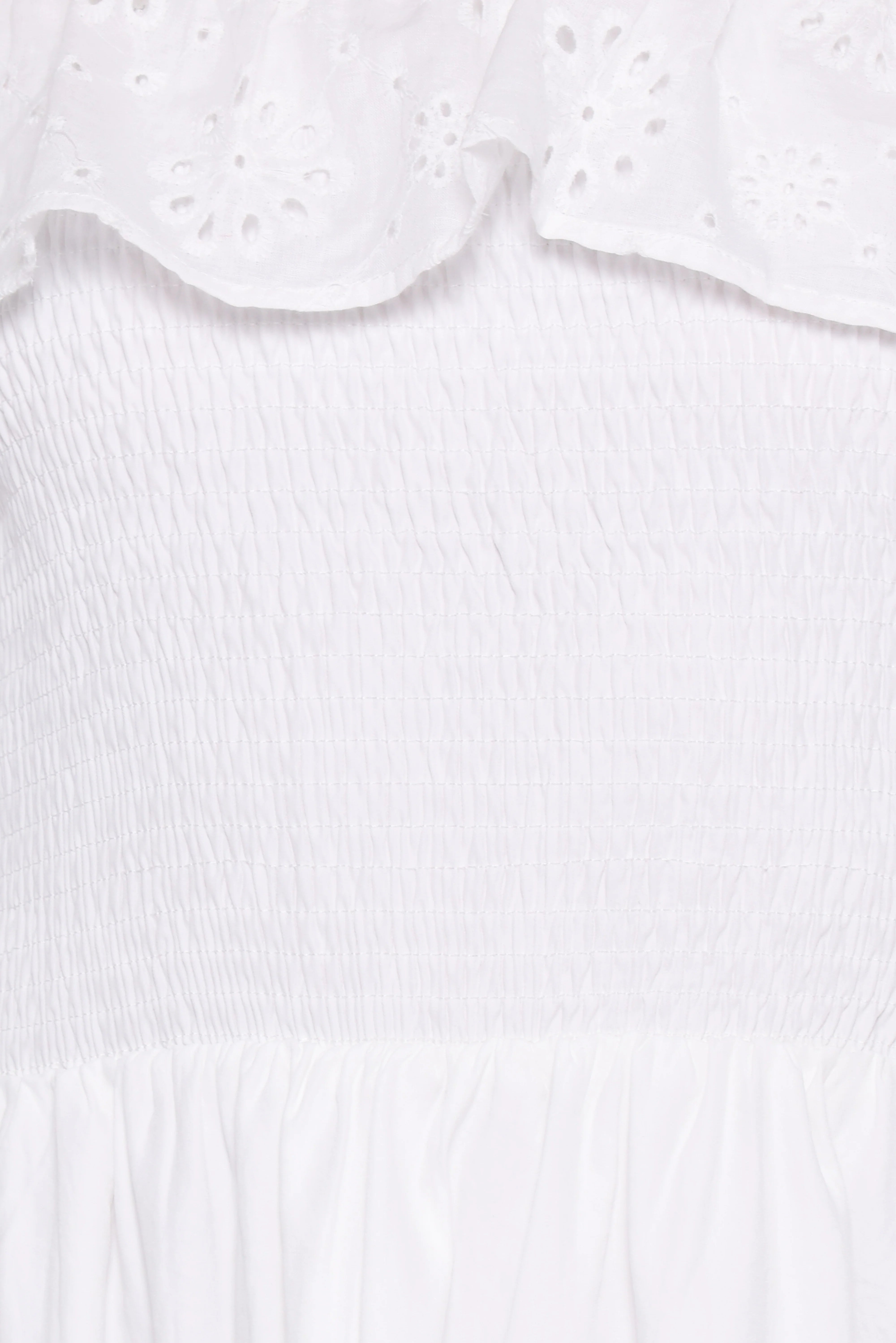Gilbert Strapless Maxi Dress White