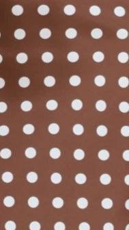 Daphne Maxi Dress Brown Polka