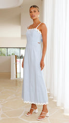 Fiora Maxi Dress Baby Blue
