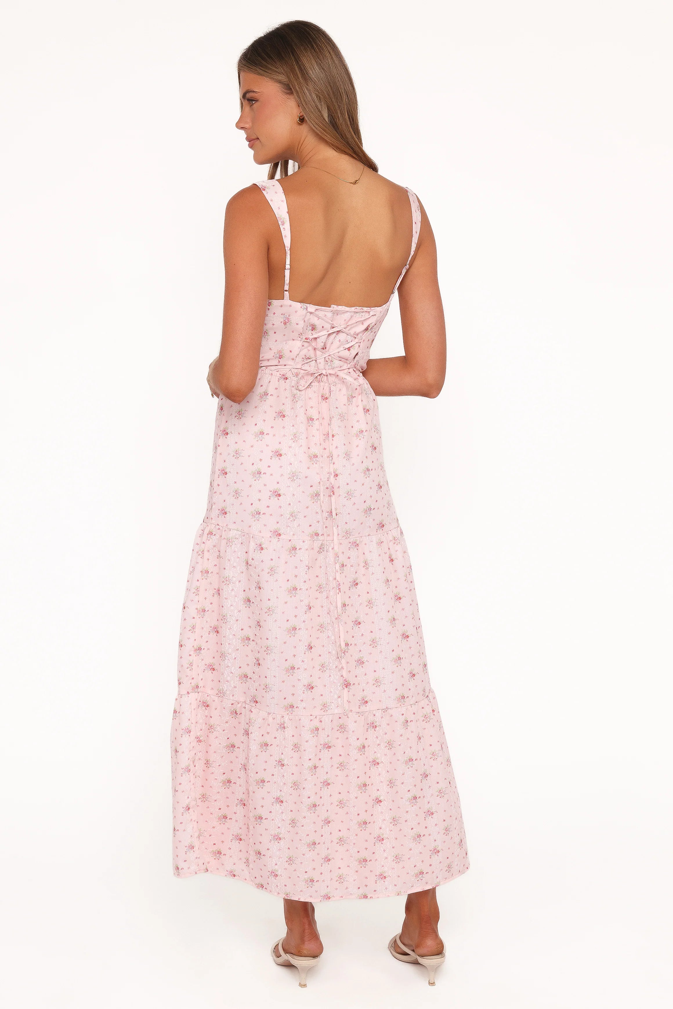 Kendra Maxi Dress Pink Floral