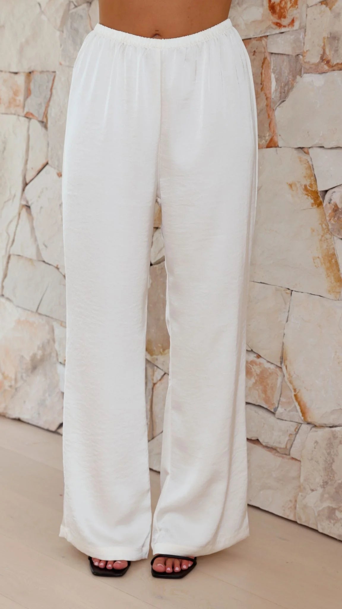 Imogen Button Pants Cream