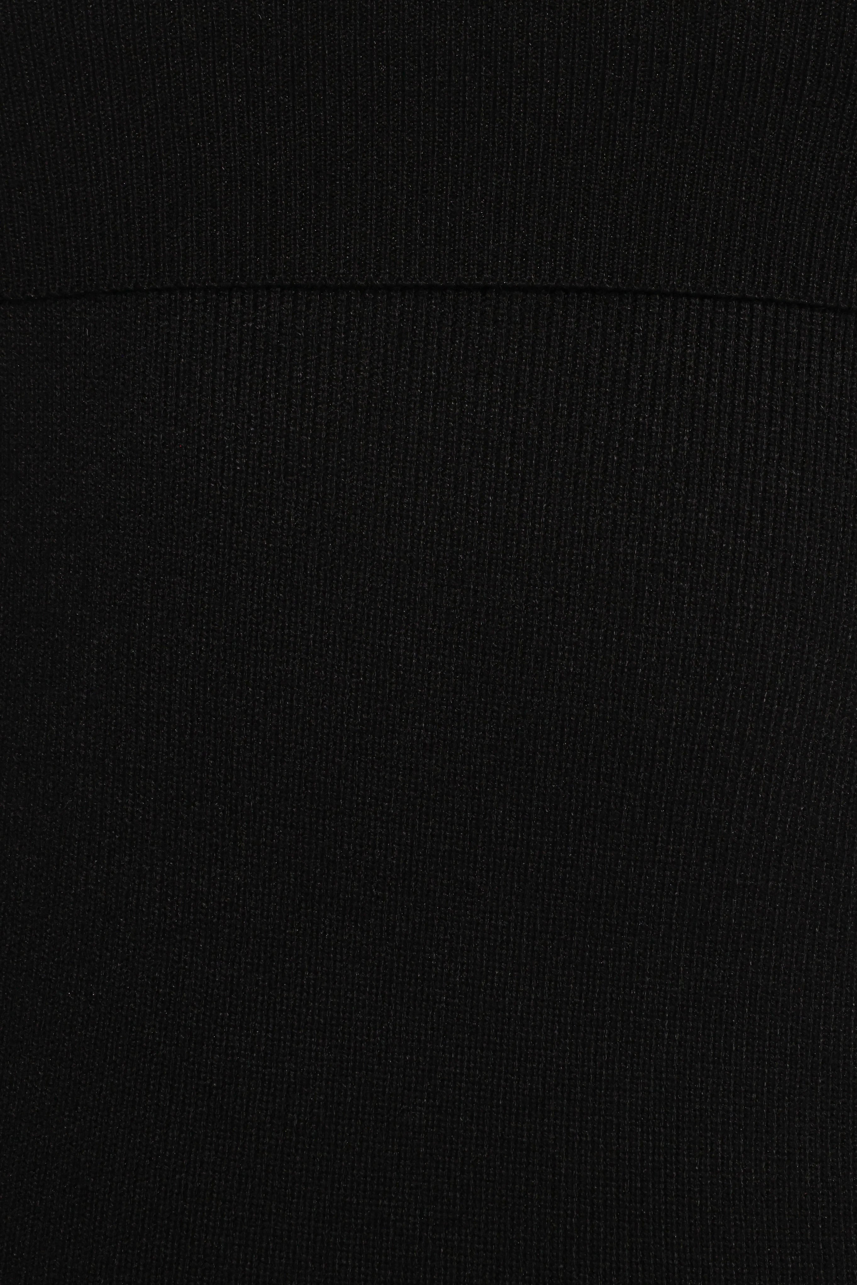 Archie Off the Shoulder Midi Dress Black