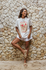 Krabi Beach Graphic Tee White