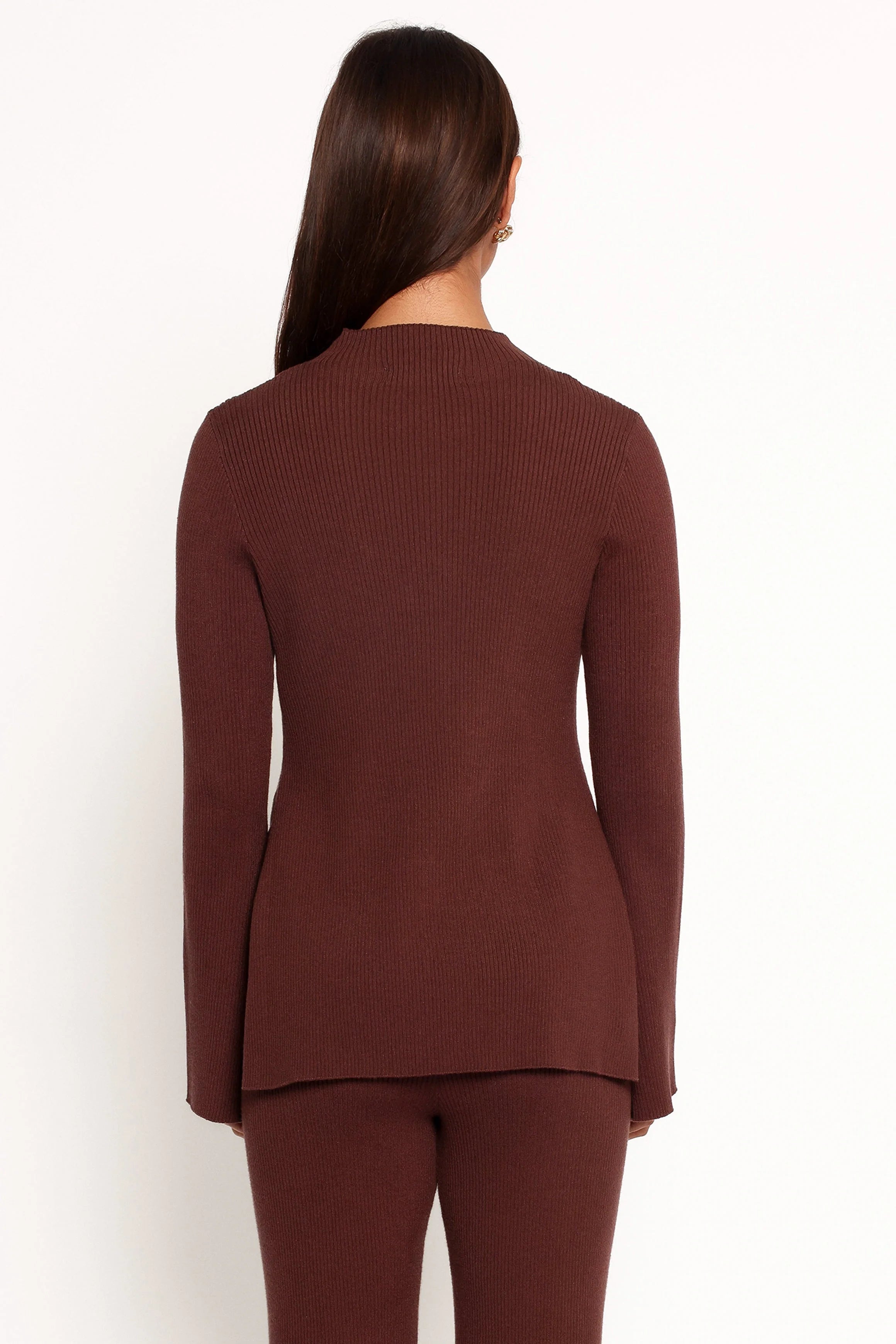 Adrienne Knit Top Chocolate