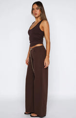 Never Really Over Pants Chocolate