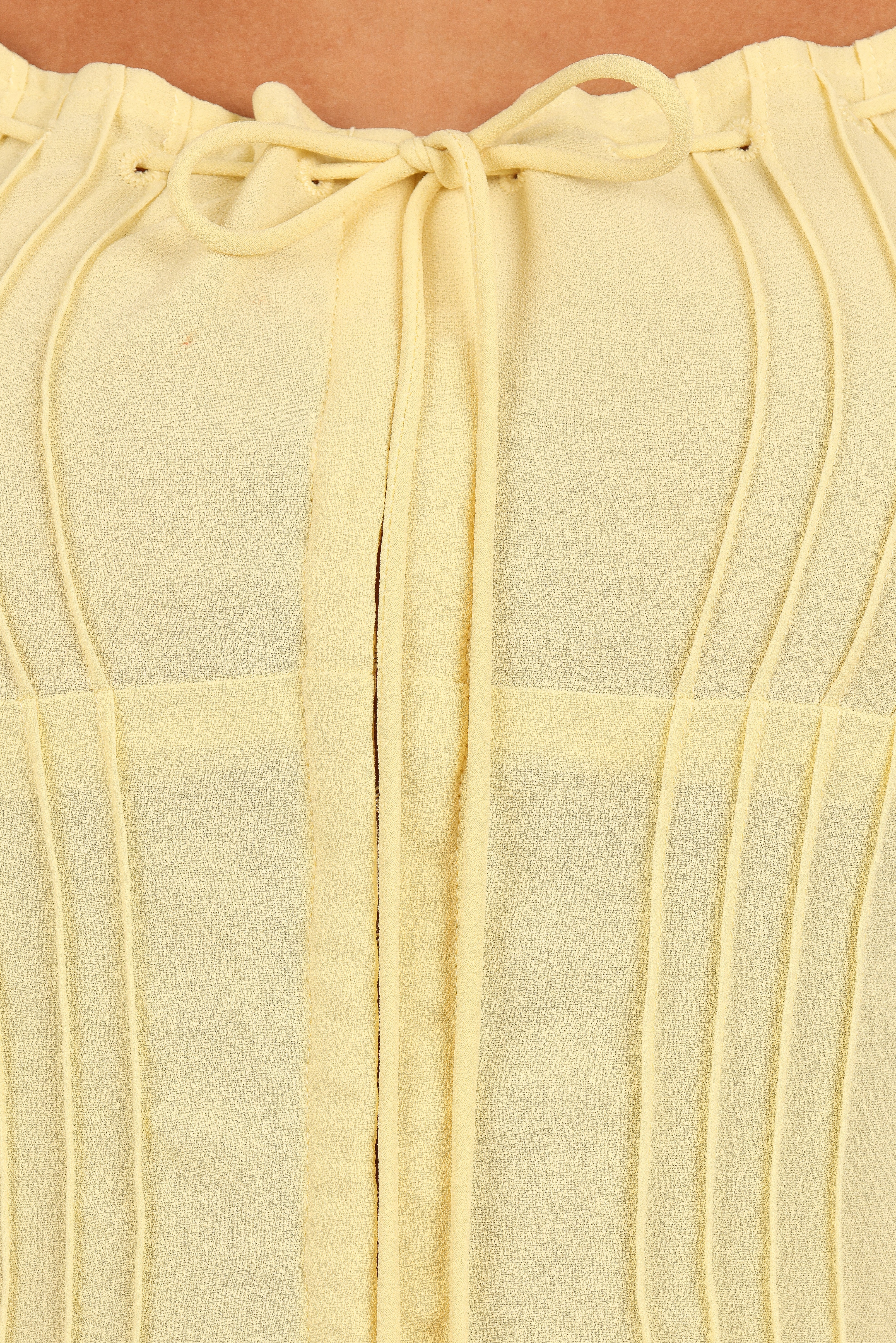 Alice Corset Top Honeysuckle Yellow