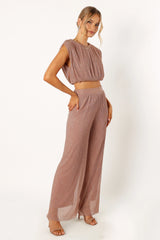 Alexia Two Piece Set Dusty Rose