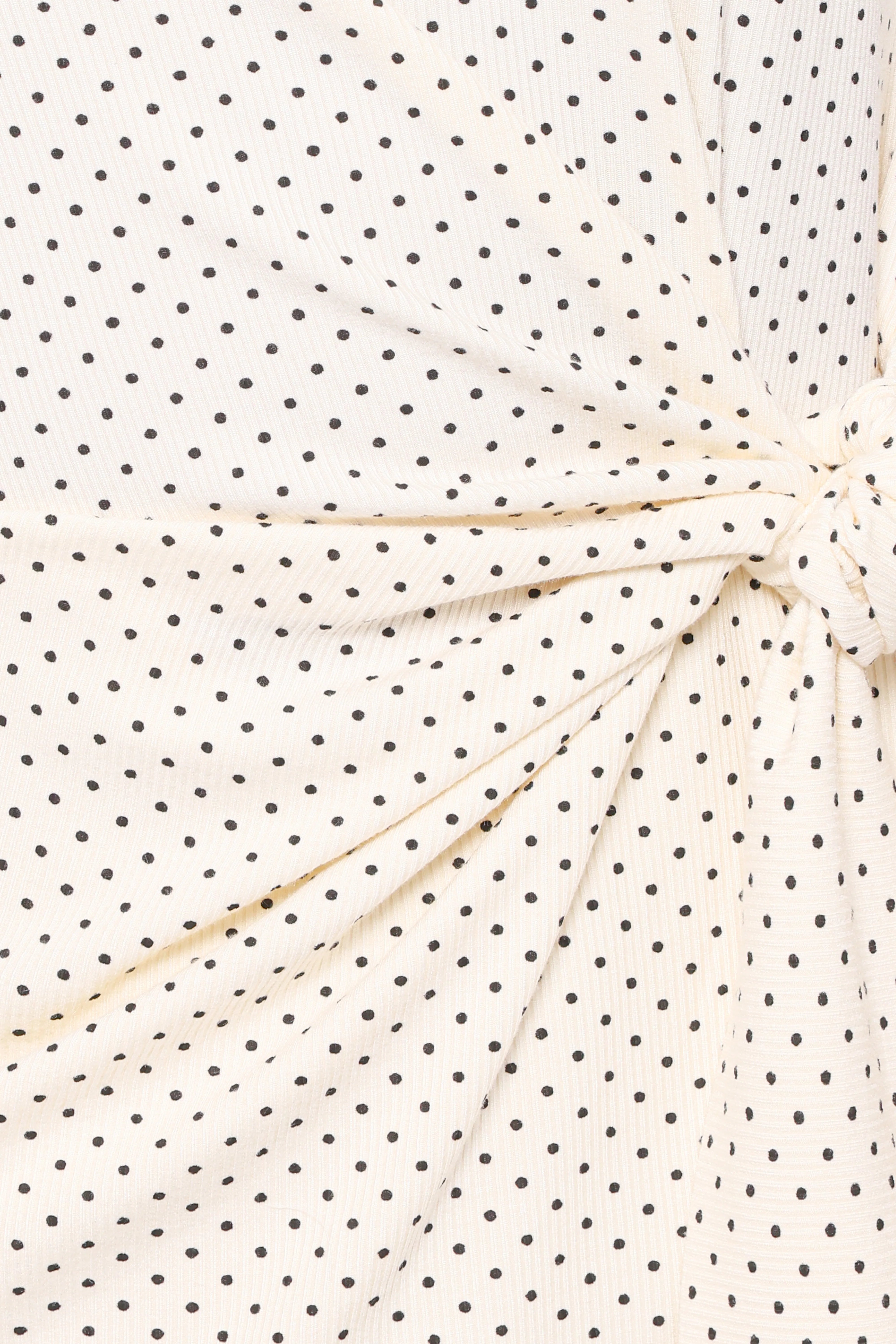 Sonia Mini Dress White Polka Dot