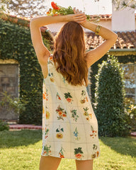 Soft Bloom Floral Shift Mini Dress
