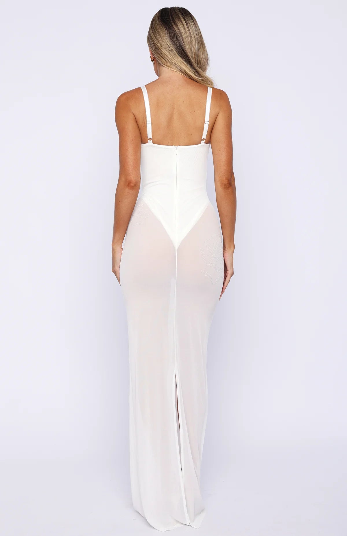 Parisian Night Maxi Dress White