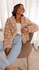 Tully Crop Jacket Camel