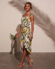 Sweet Days Wrap Midi Dress
