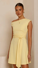 Gem Mini Dress Yellow