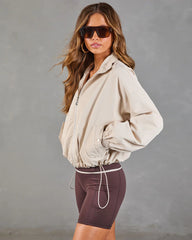 Fluid Motion Ripstop Bomber Jacket