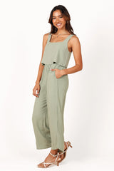 Eleanor Cropped Top Green
