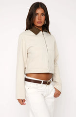 You Told Me Jacket Beige