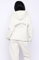 Its Your Chance Oversized Hoodie Grey Marle