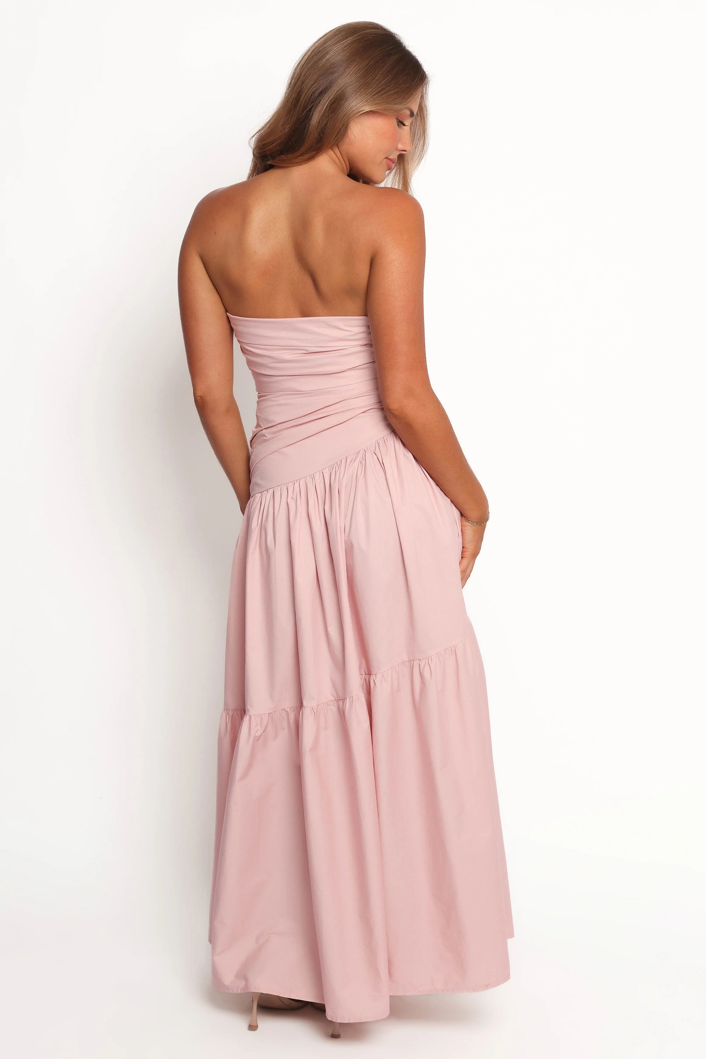 Blanche Strapless Maxi Dress Orchid