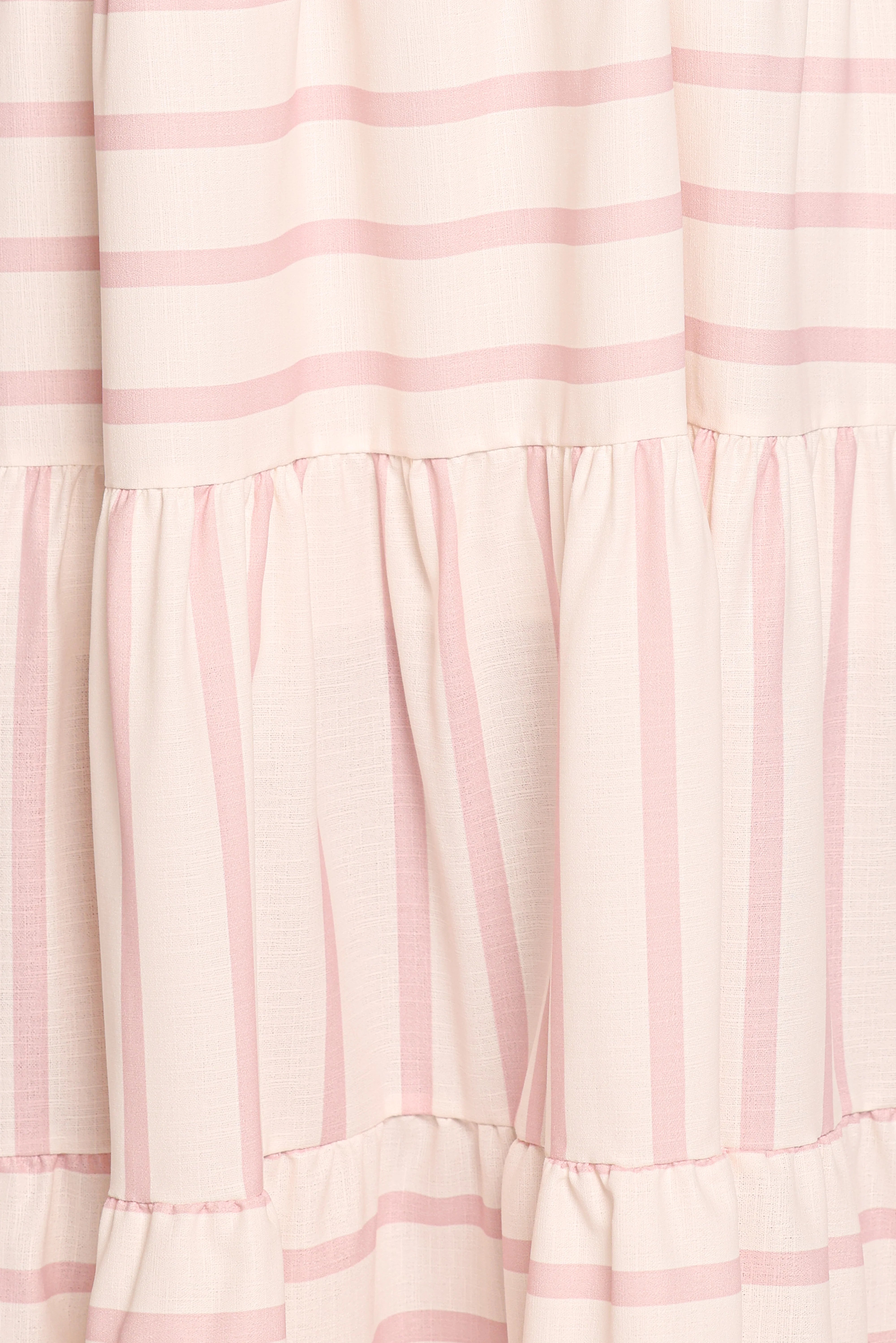 Evelin Midi Dress Pink Stripe