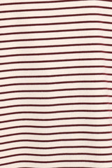 Wilda Oversized Tee Cream Tan Stripe