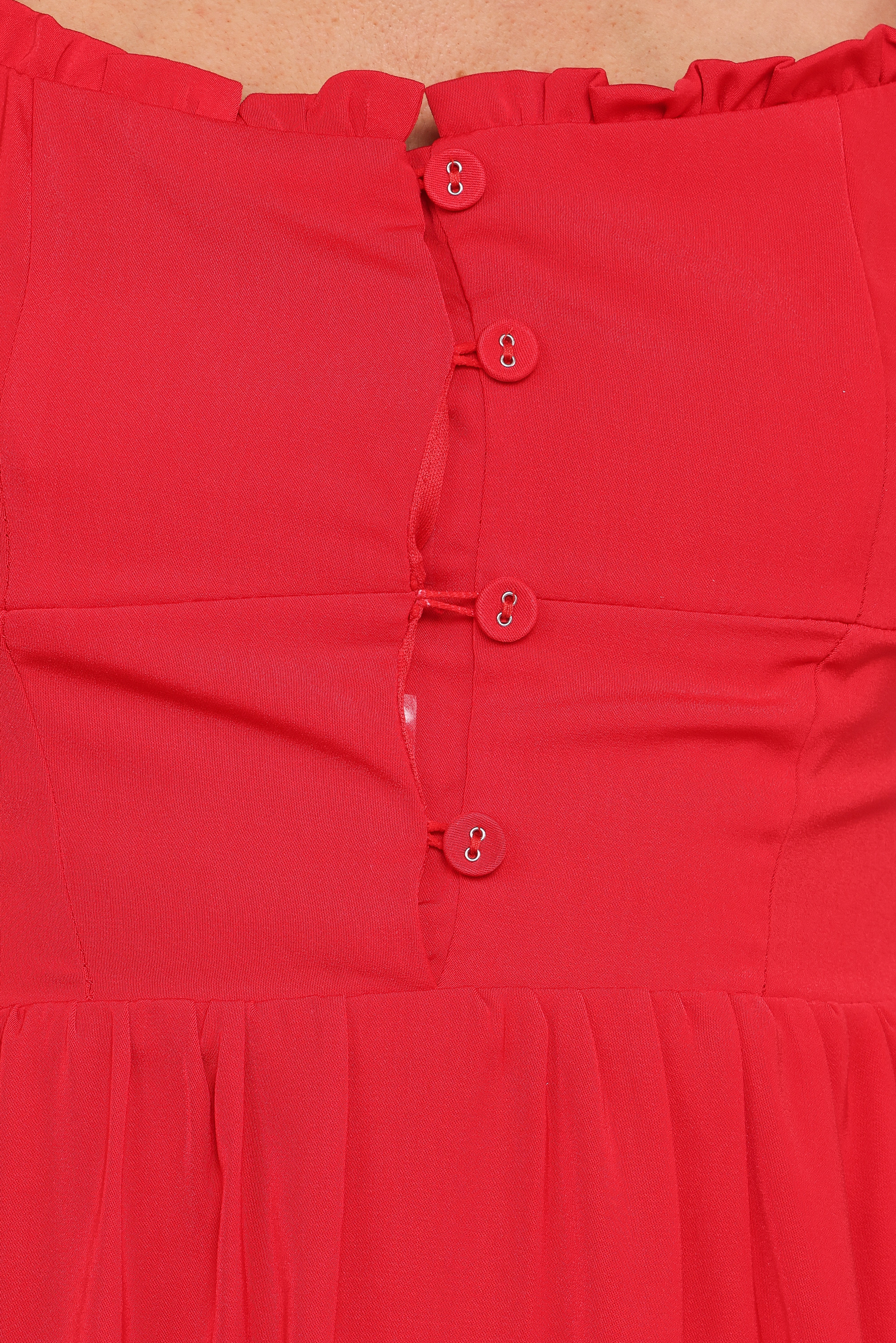 Melrose Midi Dress Red
