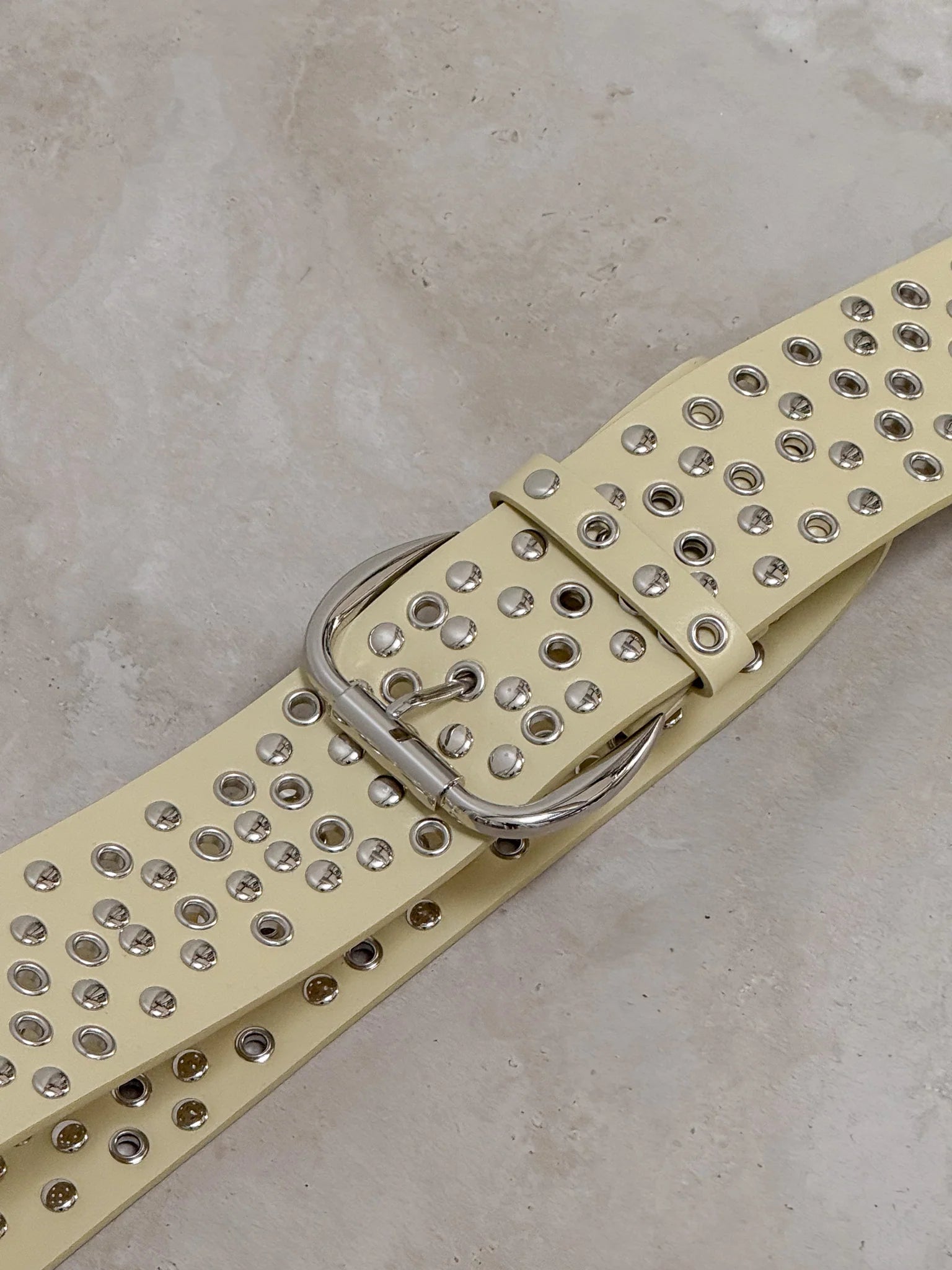 Toto Belt Blonde Silver
