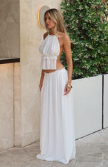 Pure Magic Maxi Skirt White