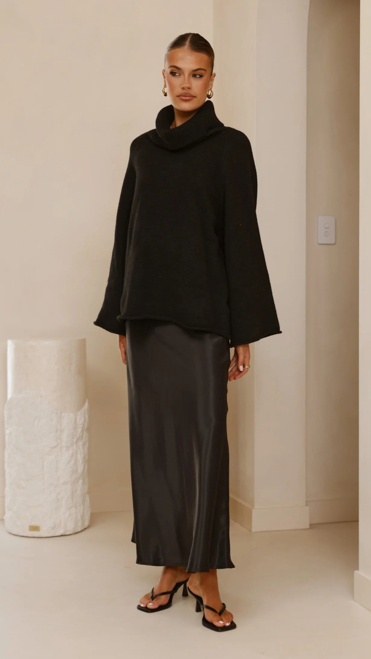 Jacques Knitted Jumper Black