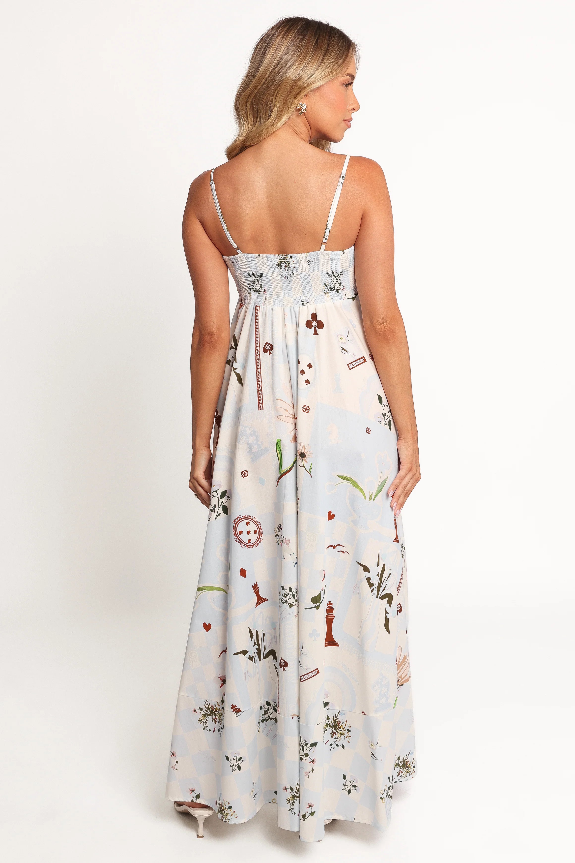 Emmeline Maxi Dress Blue Floral