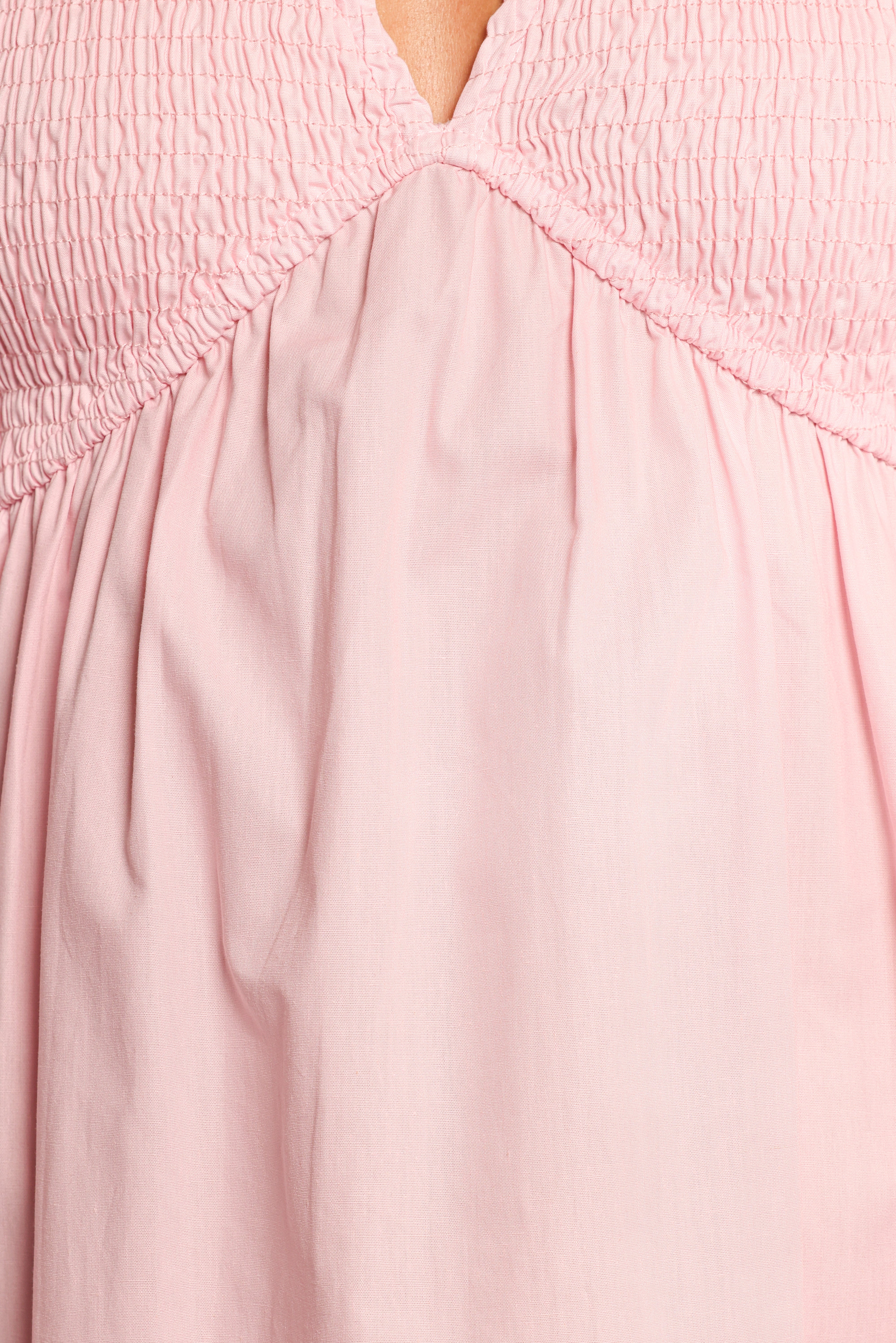 Ilyana Long Sleeve Maxi Dress Pink