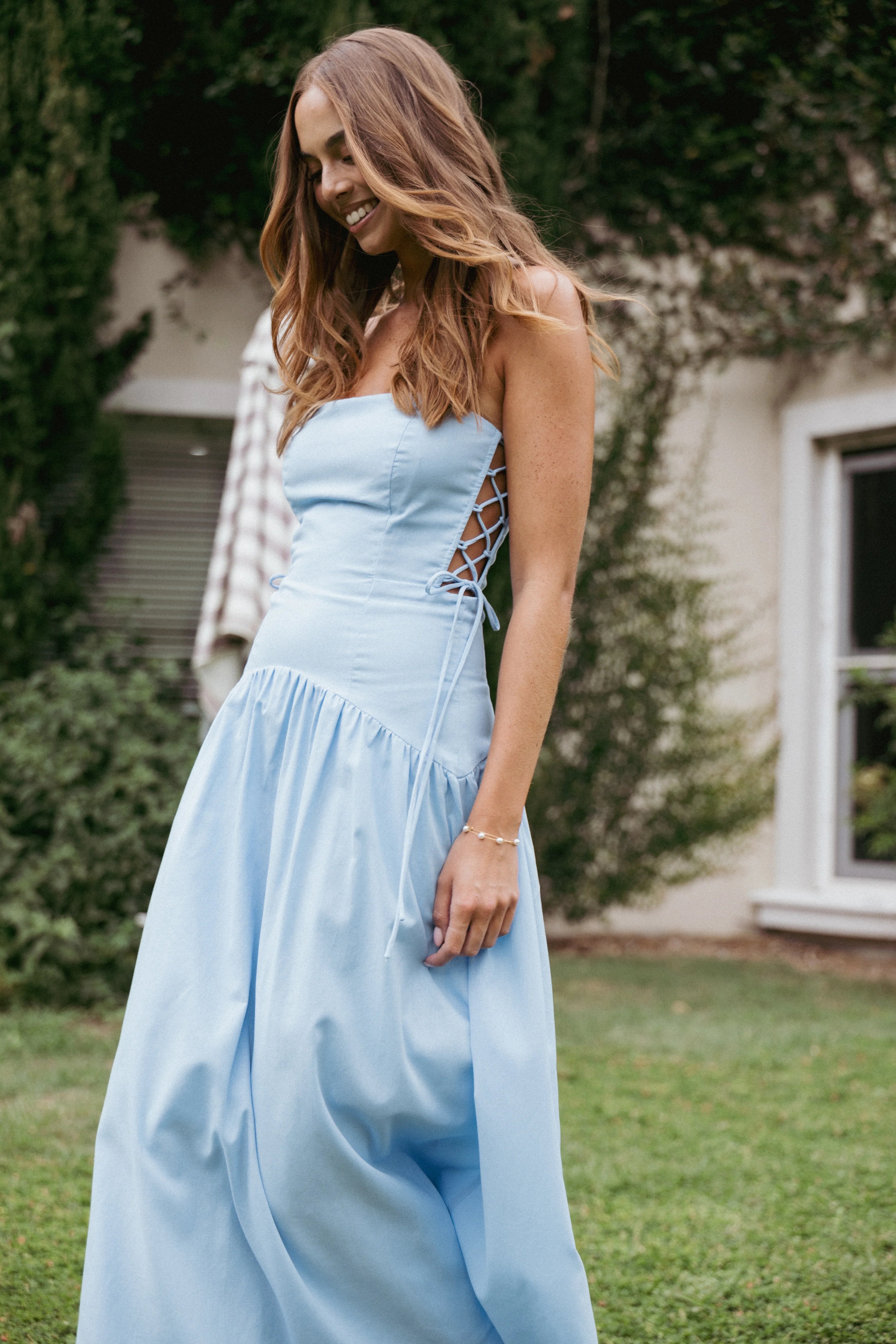 Maude Maxi Dress Blue