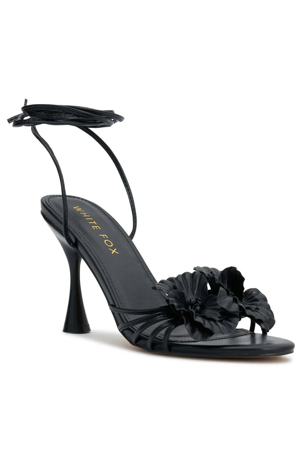 Tempest Wrap Heels Black