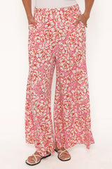 Lessie Pants Pink Floral
