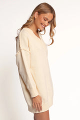 Sancia Knit Mini Dress Cream