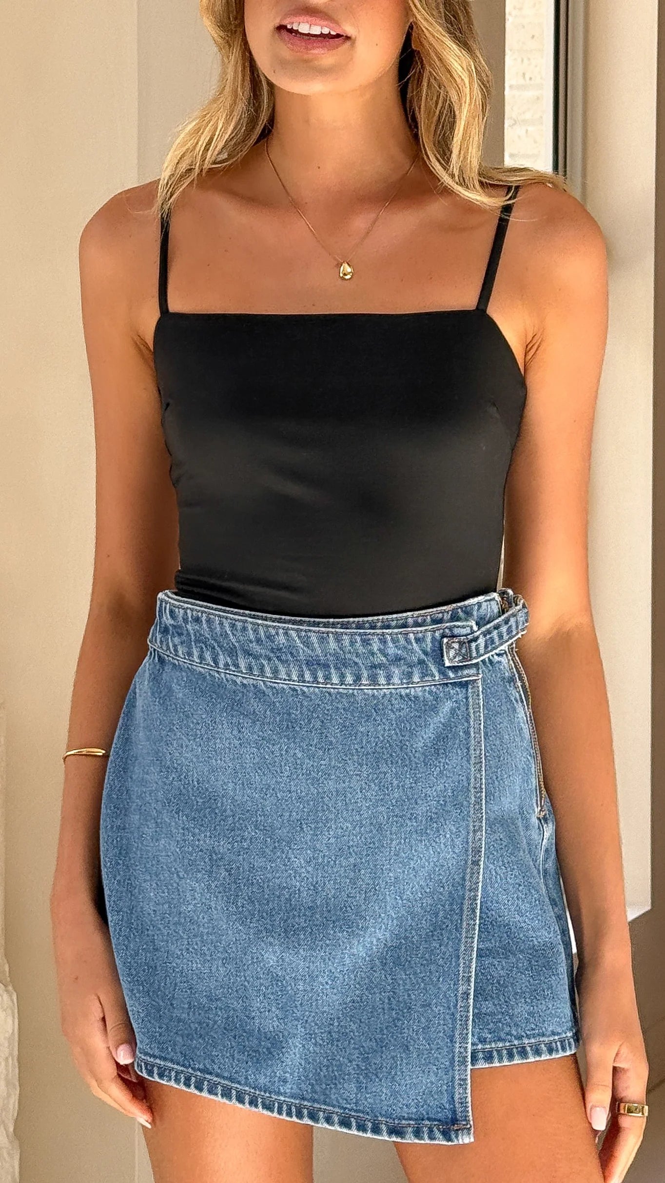 Rollas Skort River Blue