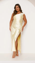 Victoria Maxi Dress Yellow