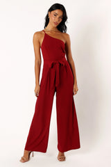 Leyton Jumpsuit Burgundy