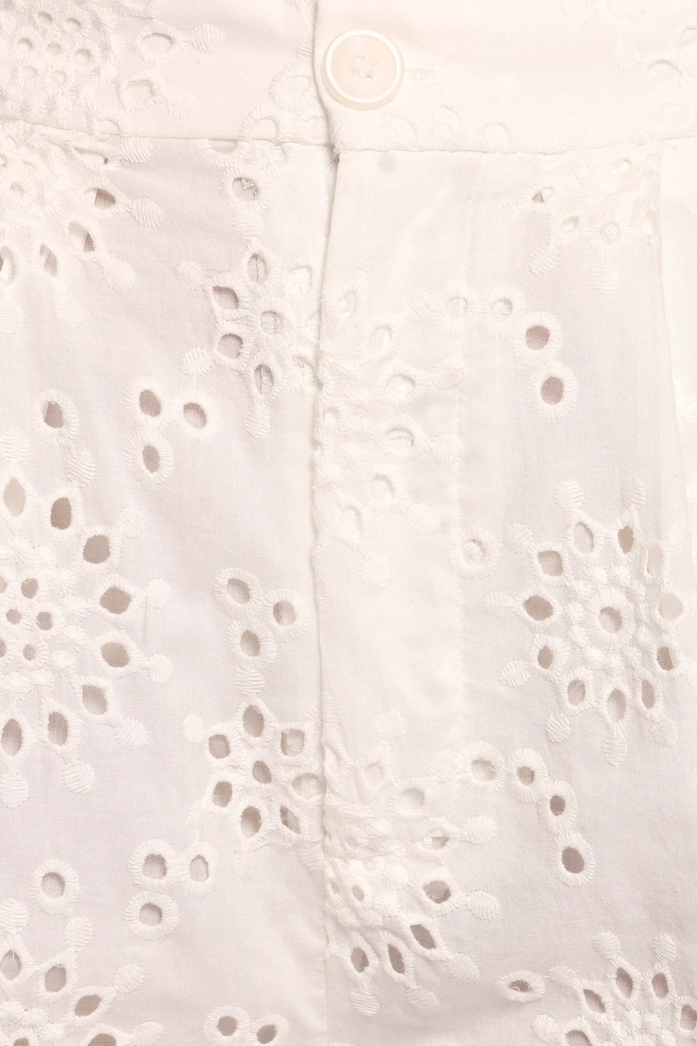 Nimi Eyelet Short Set White